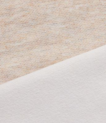 Round Neck Long Sleeve Top-stitching Heathered Casual Sweatshirt