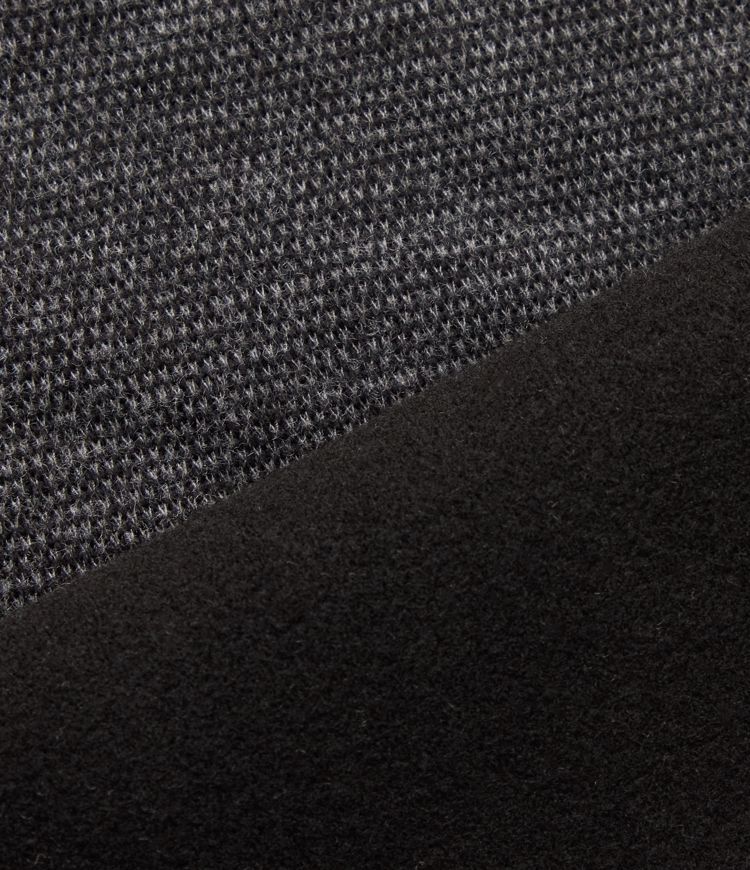 Round Neck Long Sleeve Top-stitching Heathered Casual Sweatshirt