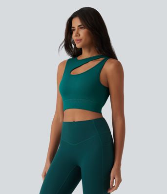 Débardeur de yoga OneForm Seamless Flow à découpes avec brassière intégrée