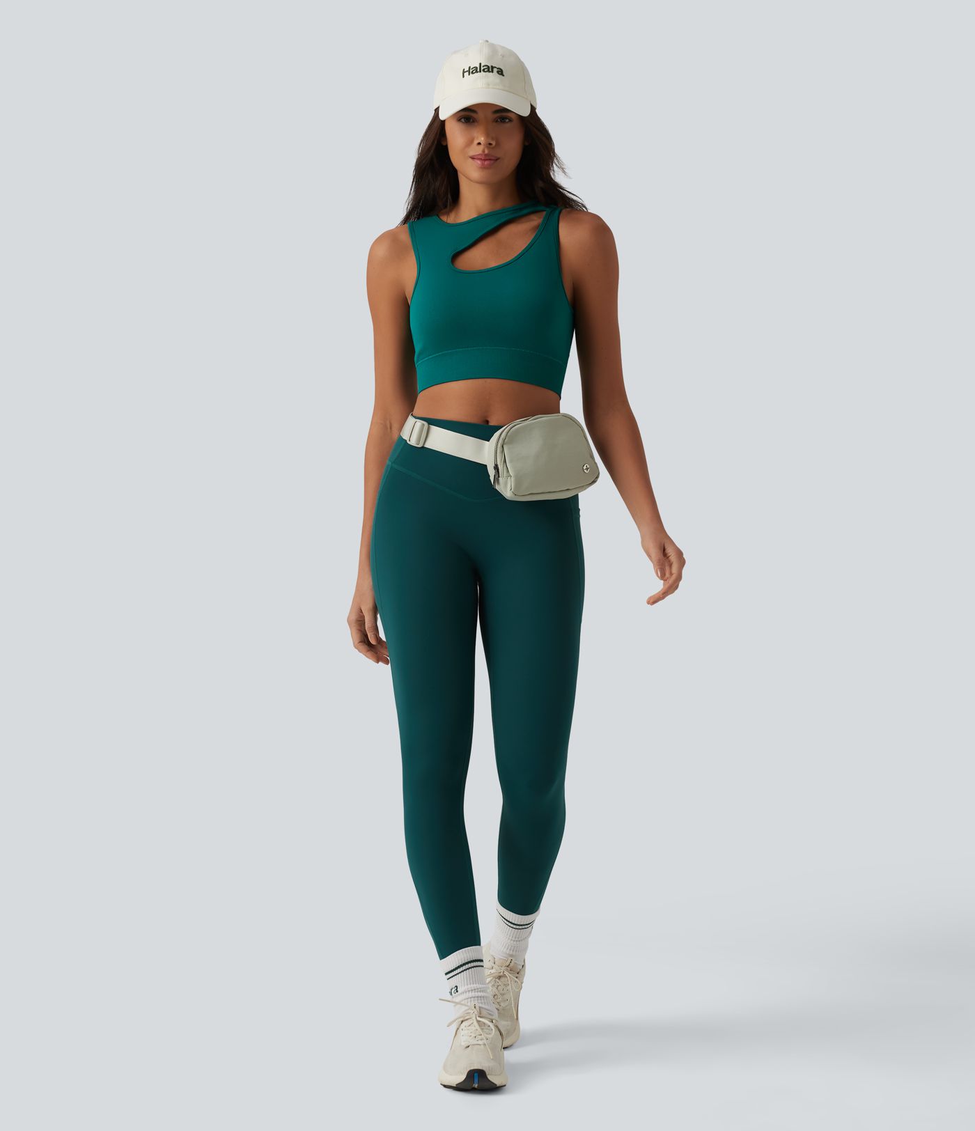 Débardeur de yoga OneForm Seamless Flow à découpes avec brassière intégrée