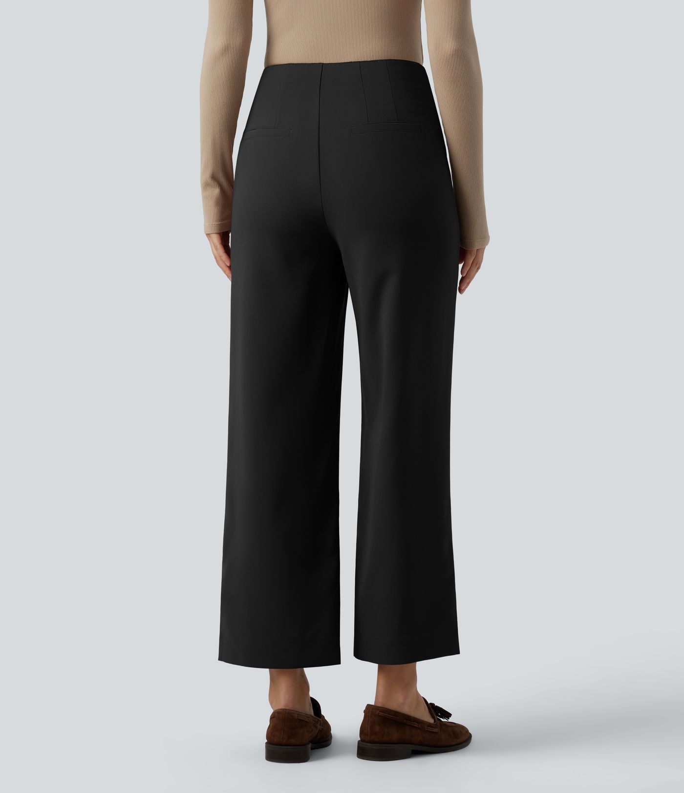 Bürohose mit hohem Bund und geradem Bein - wasserabweisend Bürohose mit hohem Bund und geradem Bein - wasserabweisend