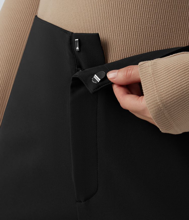 Bürohose mit hohem Bund und geradem Bein - wasserabweisend Bürohose mit hohem Bund und geradem Bein - wasserabweisend