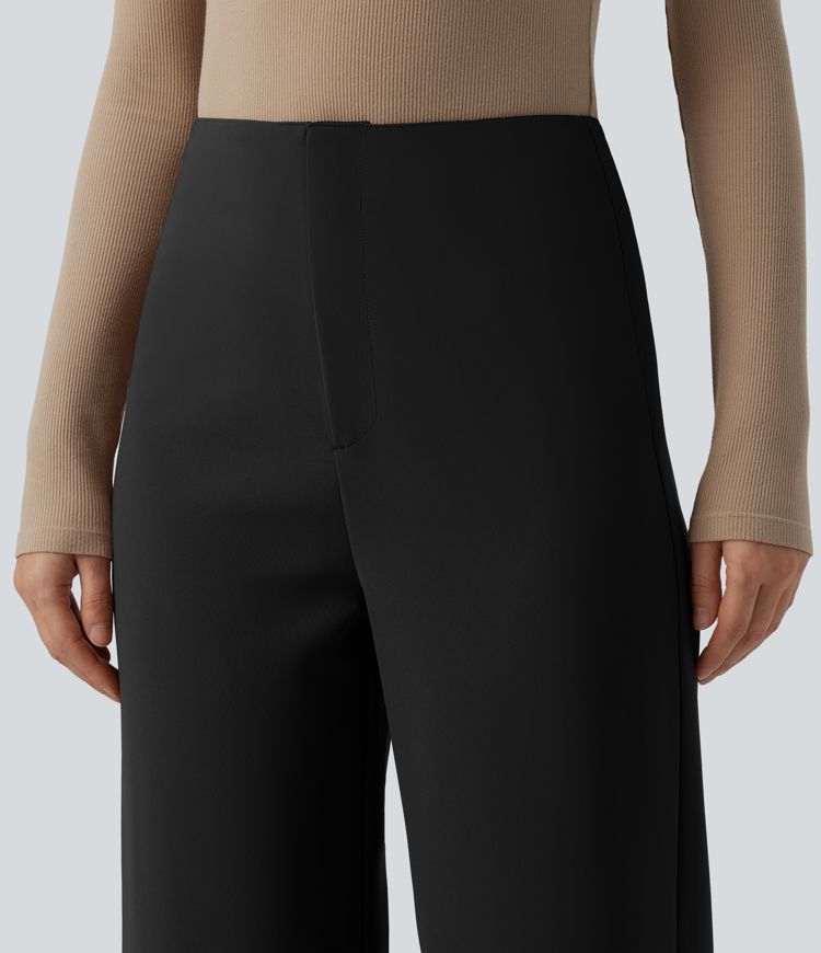 Bürohose mit hohem Bund und geradem Bein - wasserabweisend Bürohose mit hohem Bund und geradem Bein - wasserabweisend
