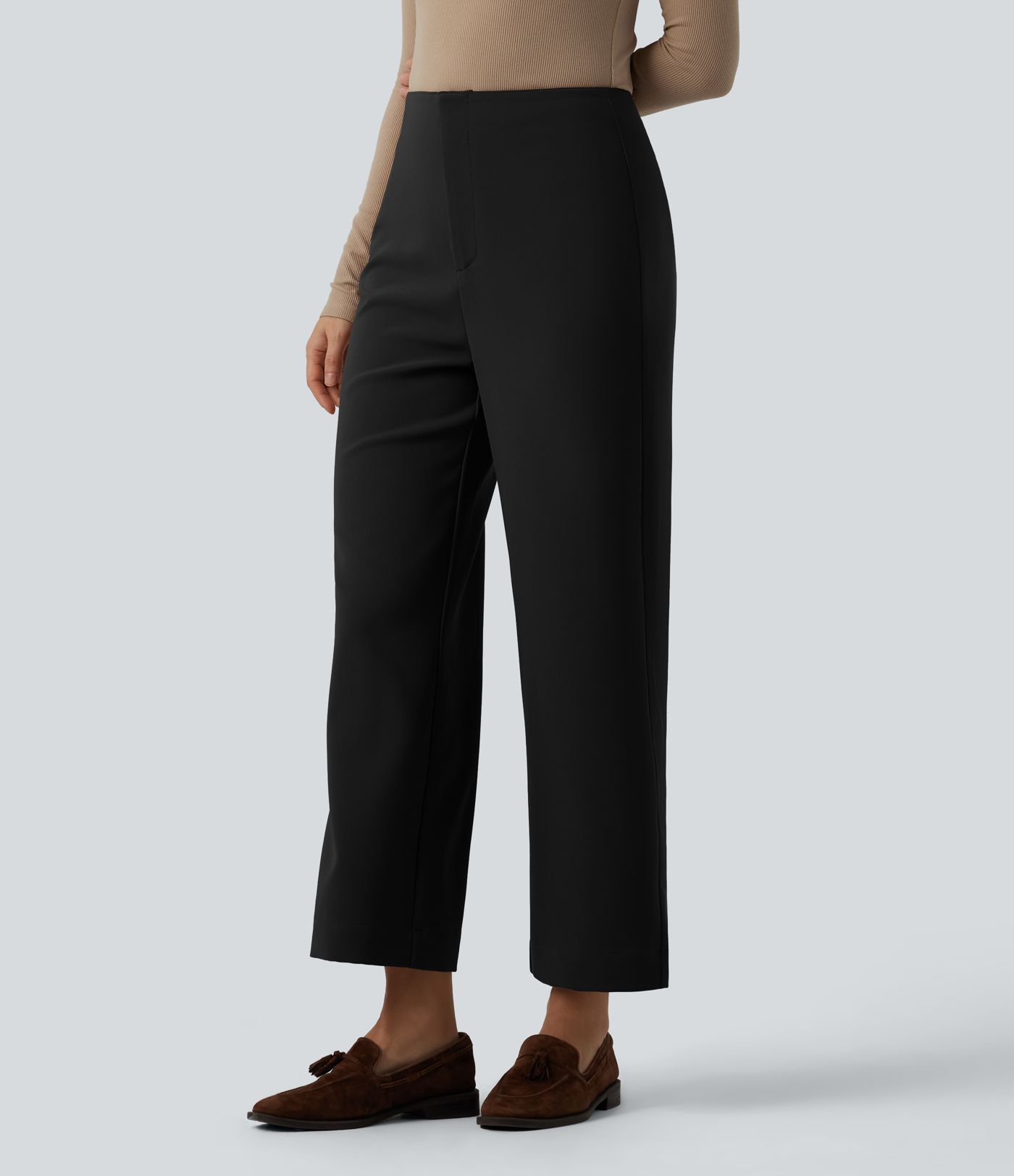 Bürohose mit hohem Bund und geradem Bein - wasserabweisend Bürohose mit hohem Bund und geradem Bein - wasserabweisend