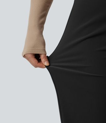 Bürohose mit hohem Bund und geradem Bein - wasserabweisend Bürohose mit hohem Bund und geradem Bein - wasserabweisend