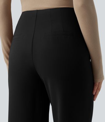 Bürohose mit hohem Bund und geradem Bein - wasserabweisend Bürohose mit hohem Bund und geradem Bein - wasserabweisend