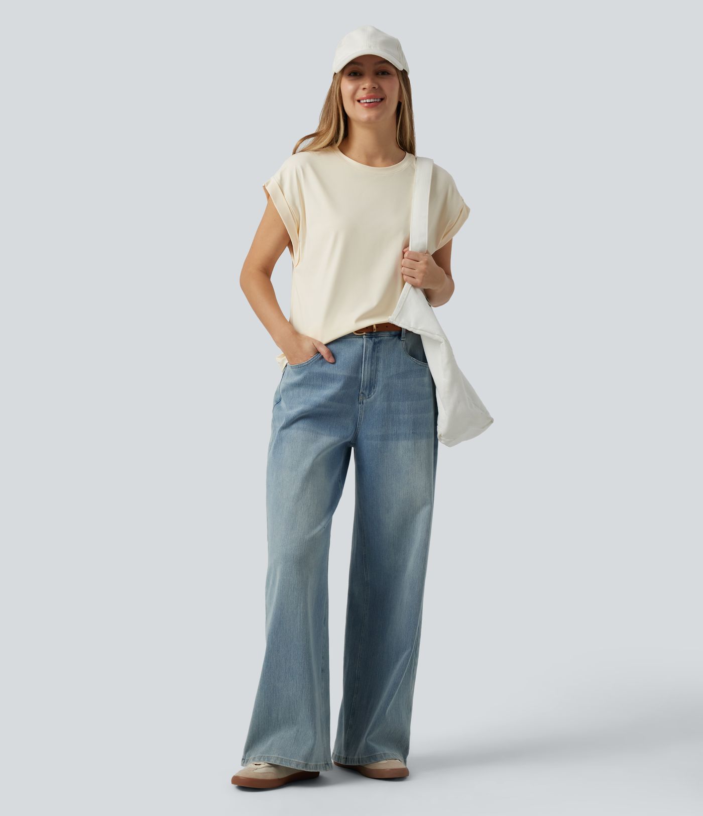 Round Neck Short Sleeve Casual T-Shirt