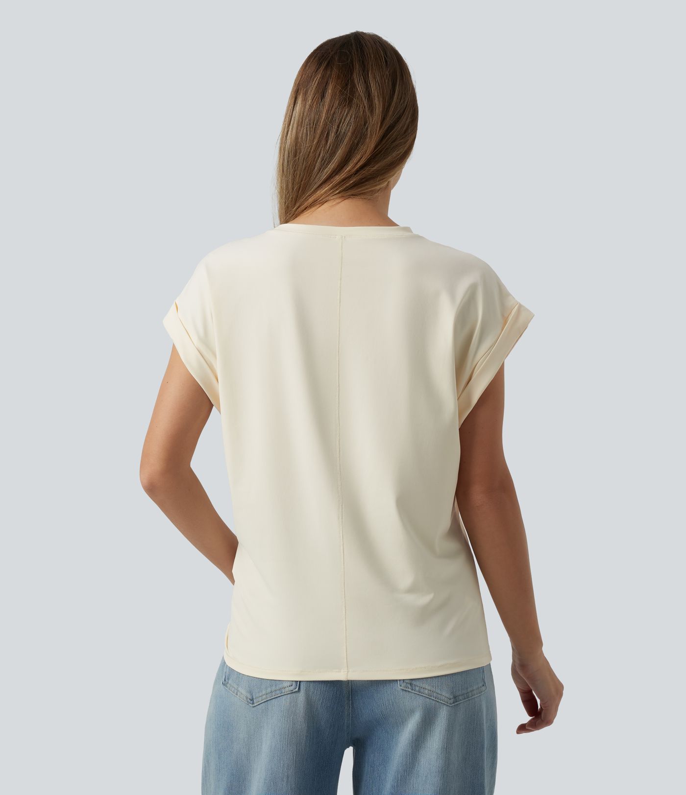 Round Neck Short Sleeve Casual T-Shirt