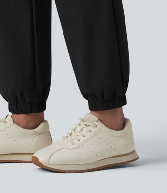 Mid Rise Drawstring Quick Dry Cool Touch Golf Joggers with Pockets-UPF40+