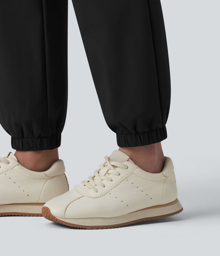 Mid Rise Drawstring Quick Dry Cool Touch Golf Joggers with Pockets-UPF40+