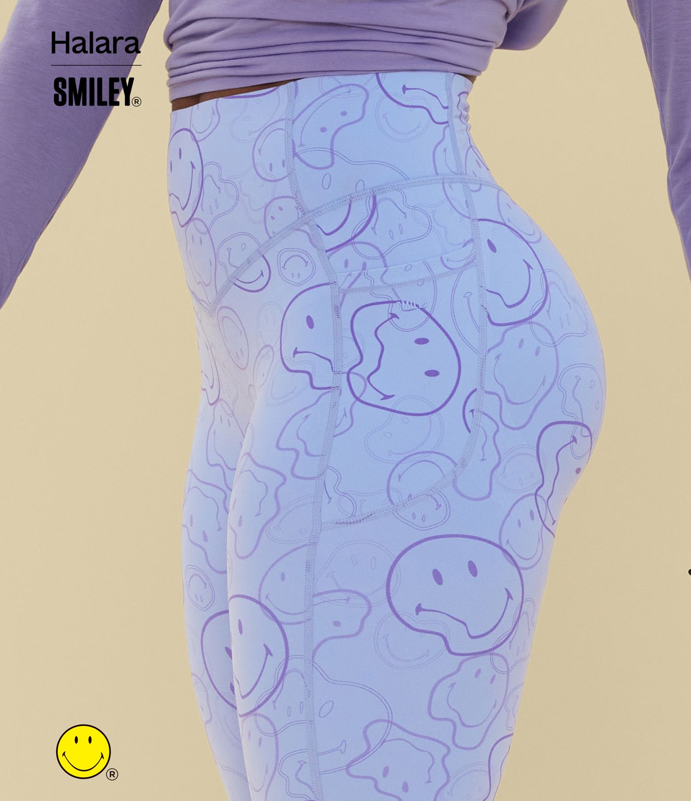 Halara X Smiley® Halara UltraSculpt™ - Formende Bootcut-Yoga-Leggings mit hohem Bund, Tasche und Bauchkontrolle - Po-Lifting Halara X Smiley® Halara UltraSculpt™ - Formende Bootcut-Yoga-Leggings mit hohem Bund, Tasche und Bauchkontrolle - Po-Lifting