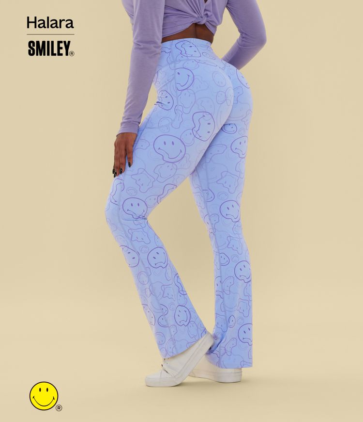 Halara X Smiley® Halara UltraSculpt™ - Formende Bootcut-Yoga-Leggings mit hohem Bund, Tasche und Bauchkontrolle - Po-Lifting Halara X Smiley® Halara UltraSculpt™ - Formende Bootcut-Yoga-Leggings mit hohem Bund, Tasche und Bauchkontrolle - Po-Lifting