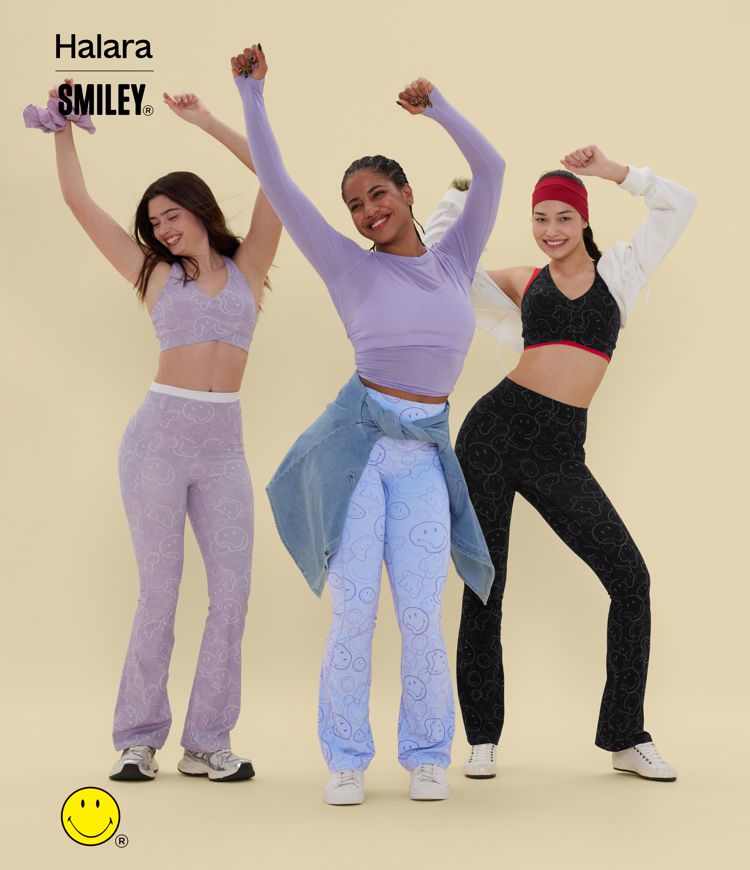 Halara X Smiley® Halara UltraSculpt™ - Formende Bootcut-Yoga-Leggings mit hohem Bund, Tasche und Bauchkontrolle - Po-Lifting Halara X Smiley® Halara UltraSculpt™ - Formende Bootcut-Yoga-Leggings mit hohem Bund, Tasche und Bauchkontrolle - Po-Lifting