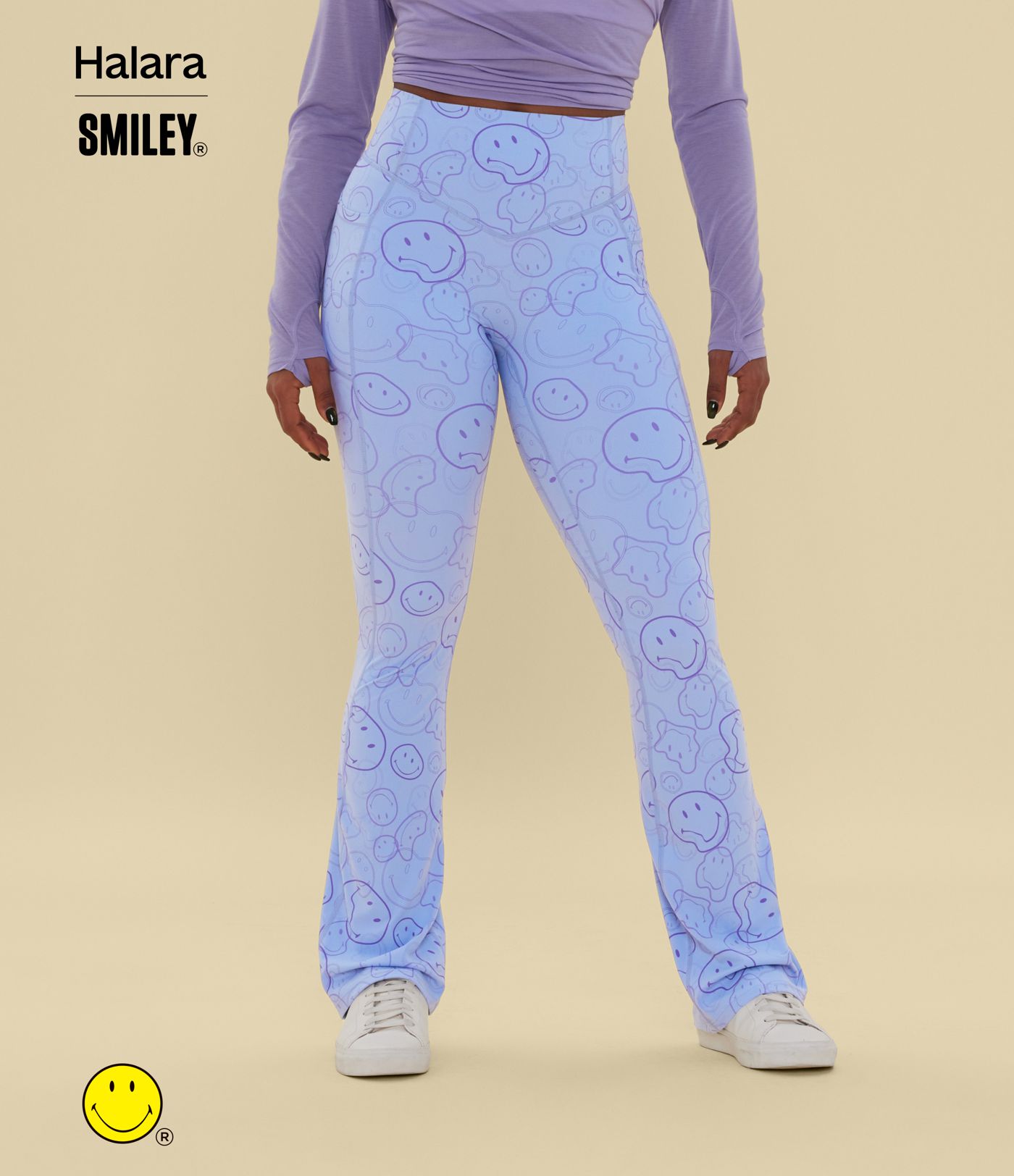 Halara X Smiley® Halara UltraSculpt™ - Formende Bootcut-Yoga-Leggings mit hohem Bund, Tasche und Bauchkontrolle - Po-Lifting Halara X Smiley® Halara UltraSculpt™ - Formende Bootcut-Yoga-Leggings mit hohem Bund, Tasche und Bauchkontrolle - Po-Lifting