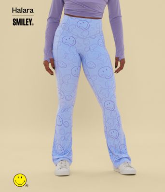 Halara X Smiley® Halara UltraSculpt™ - Formende Bootcut-Yoga-Leggings mit hohem Bund, Tasche und Bauchkontrolle - Po-Lifting Halara X Smiley® Halara UltraSculpt™ - Formende Bootcut-Yoga-Leggings mit hohem Bund, Tasche und Bauchkontrolle - Po-Lifting