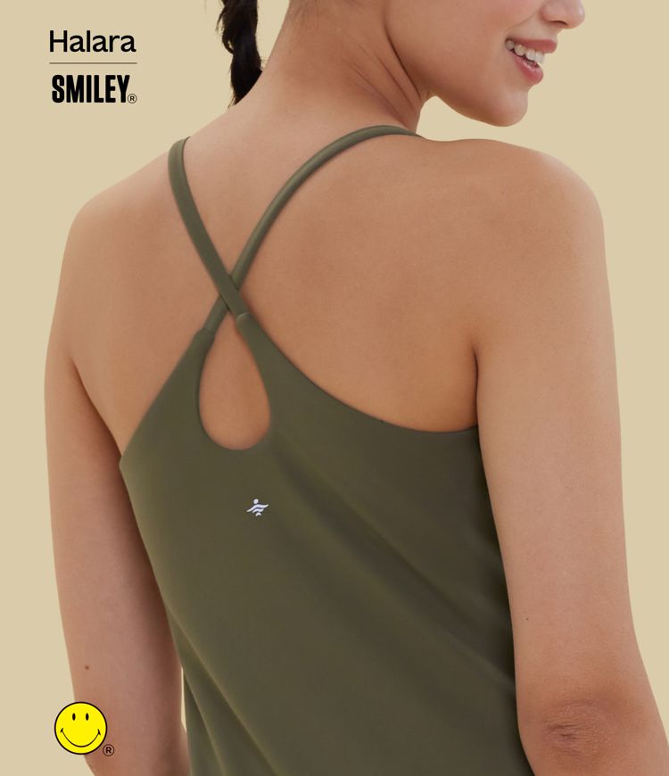 Halara X Smiley SoftlyZero™ Plush Backless Mini Dance Active Dress-Easy Peezy Edition