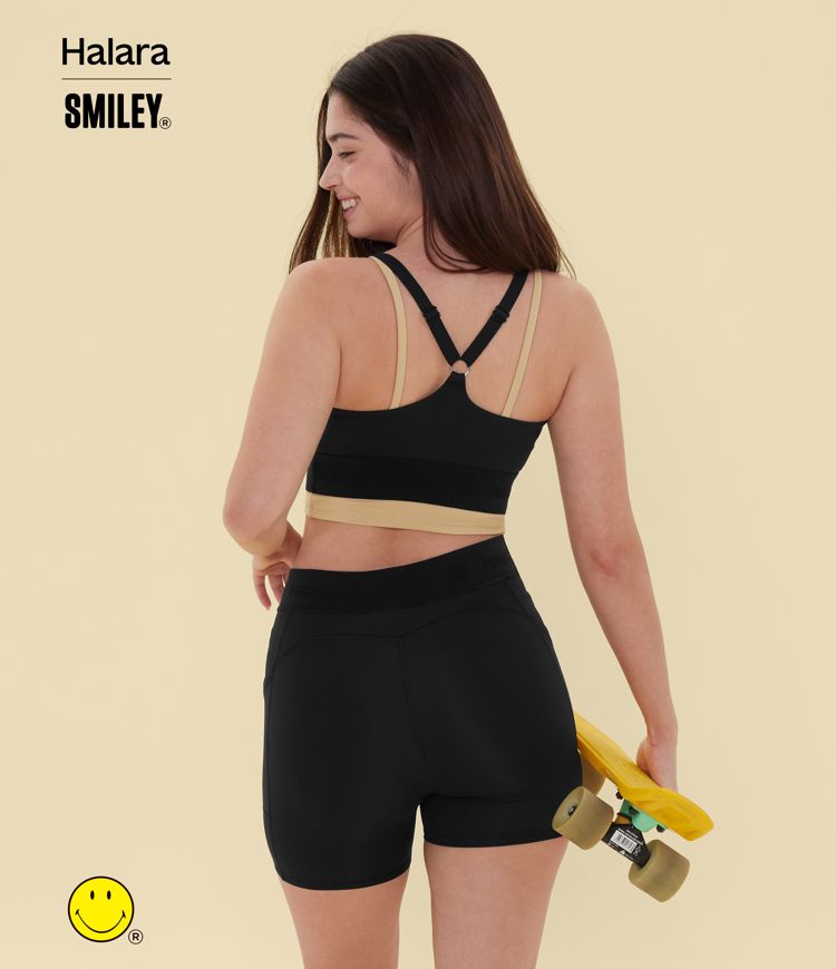 Halara X Smiley® SpeedWave™ Medium Support Quick Dry Training Sports Bra A-C Cups