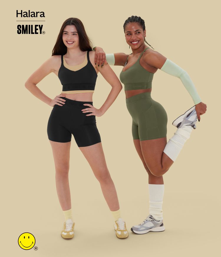 Halara X Smiley SpeedWave™ High Waisted Quick Dry Cycling Biker Shorts 5'' with Pockets