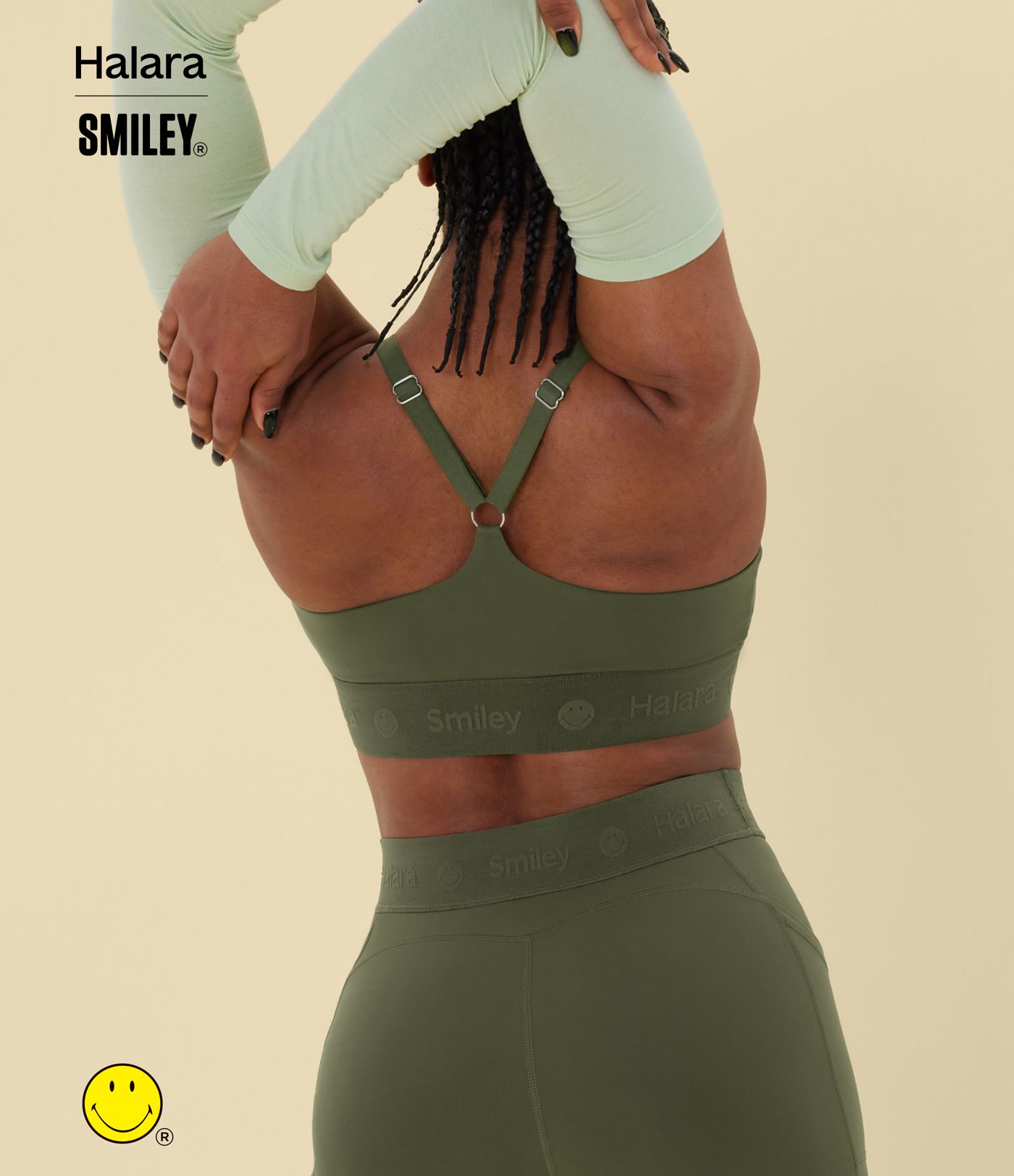 Halara X Smiley SpeedWave™ Medium Support Quick Dry Training Sports Bra A-C Cups