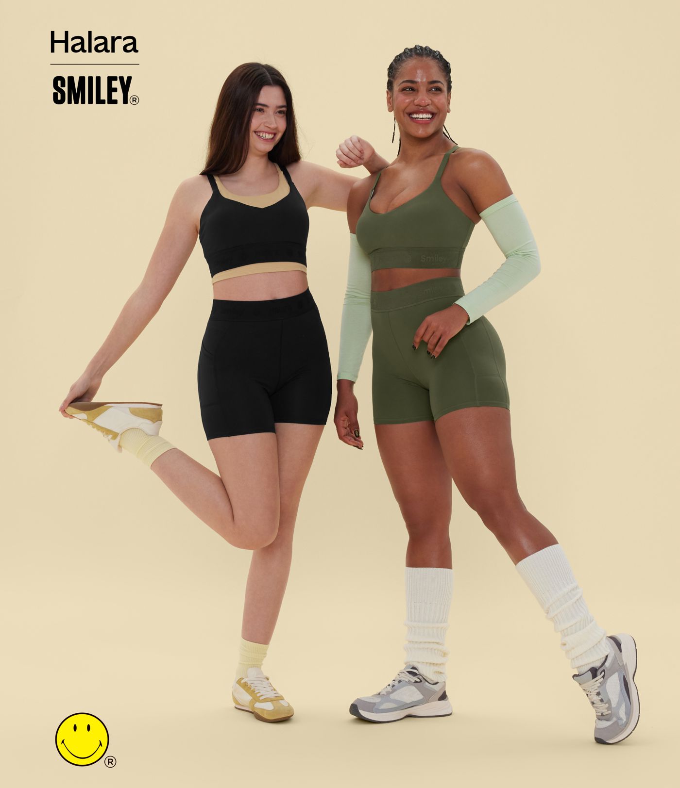 Halara X Smiley SpeedWave™ Medium Support Quick Dry Training Sports Bra A-C Cups