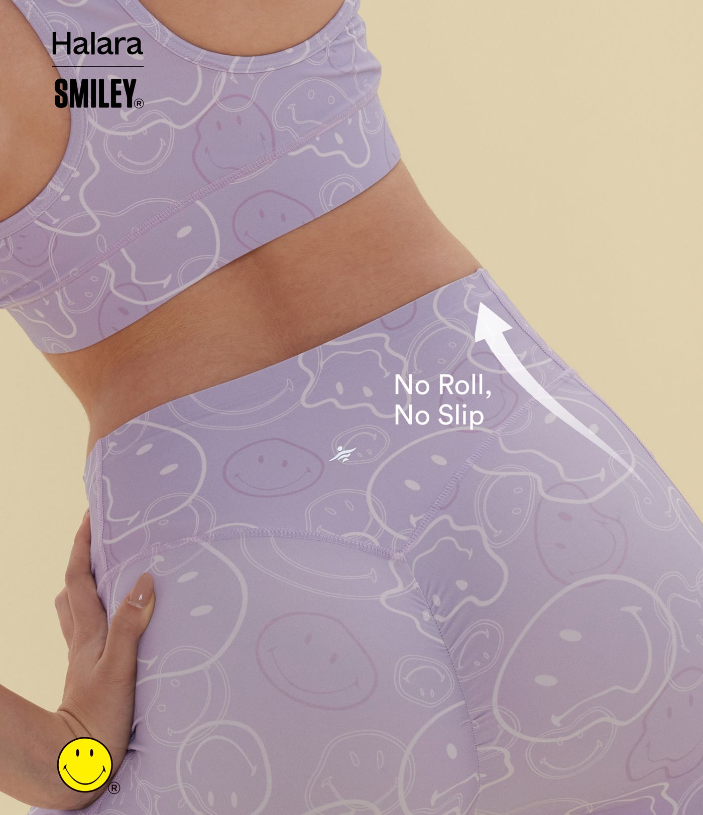 Halara X Smiley Halara UltraSculpt™ High Waisted Scrunch Butt Lifting Tummy Control Bootcut Training Leggings with Pockets