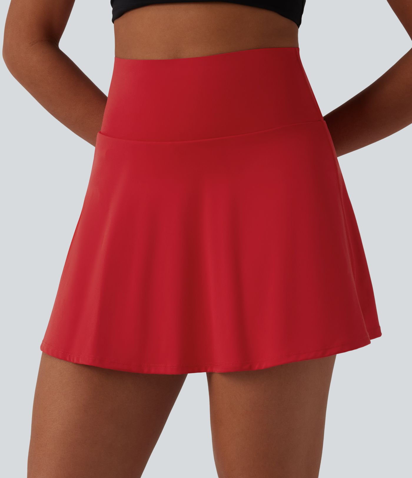 SoftlyZero™ Airy High Waisted Tummy Control 2-in-1 Cool Touch Mini Tennis Skirt with Pockets-UPF50+
