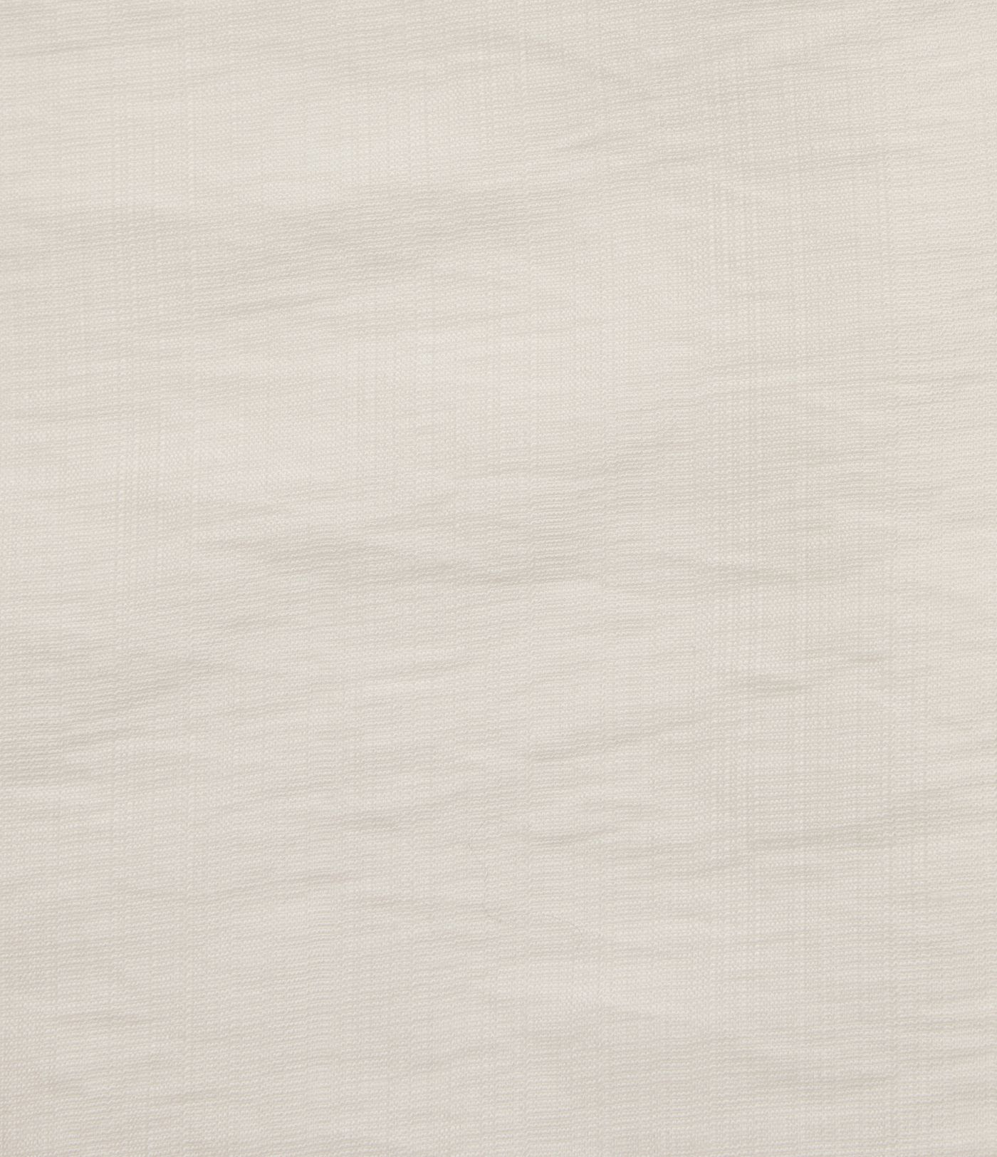 V Neck Short Sleeve Linen-Feel Work Shirt