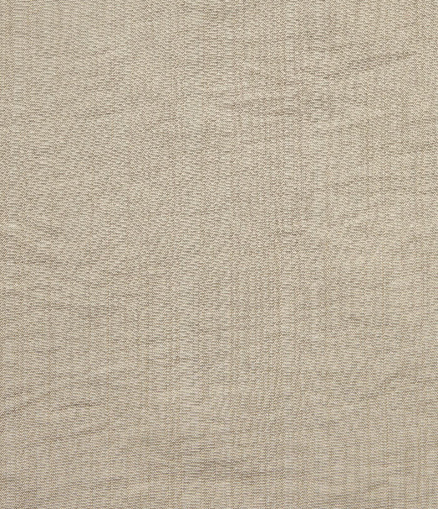 Short-sleeved V-neck linen-look shirt for the office