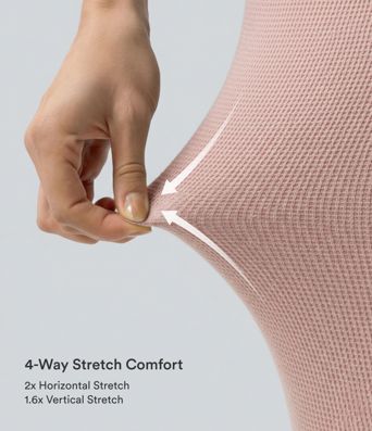 Pantalones Halara Flex™ de oficina anchos plisados de tiro alto con bolsillos en tela tipo gofre