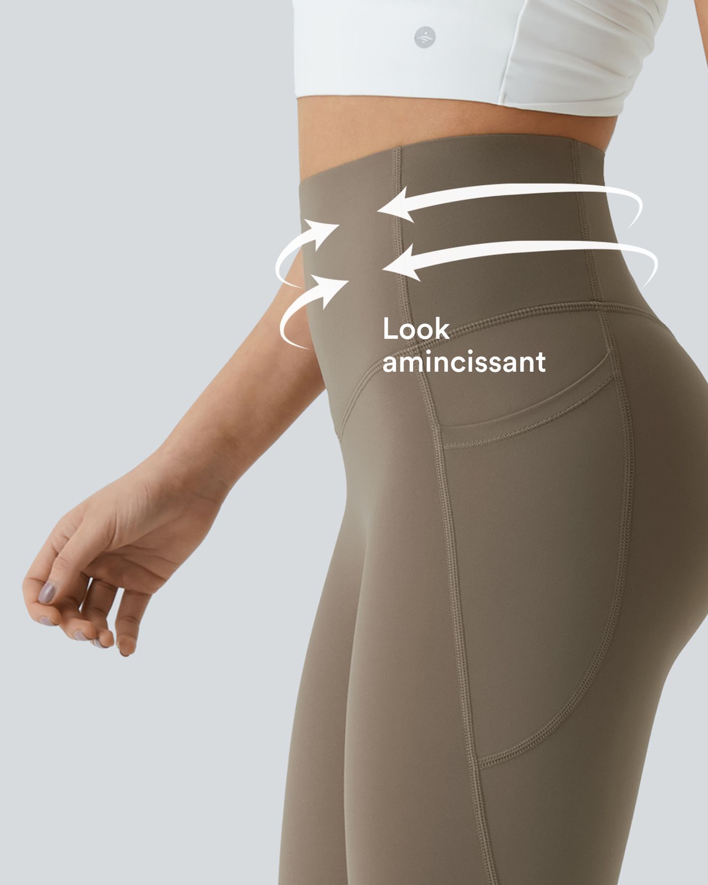 Legging d'entraînement gainant taille haute avec poches Halara UltraSculpt™