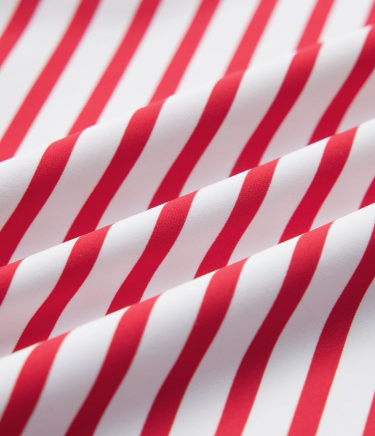 High Waisted 2-in-1 Curved Hem Stripe Mini Tennis Skirt with Pockets