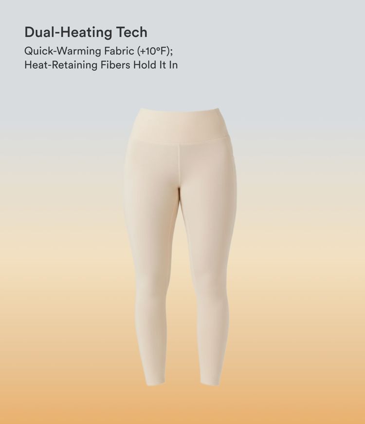 Halara HeatCore High Waisted Casual Warming Leggings with Pockets