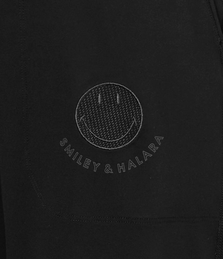 Halara X Smiley® Halara UltraSculpt™ - Yogahose mit hohem Bund, Seitentaschen, Bauchkontrolle und weitem Bein Halara X Smiley® Halara UltraSculpt™ - Yogahose mit hohem Bund, Seitentaschen, Bauchkontrolle und weitem Bein