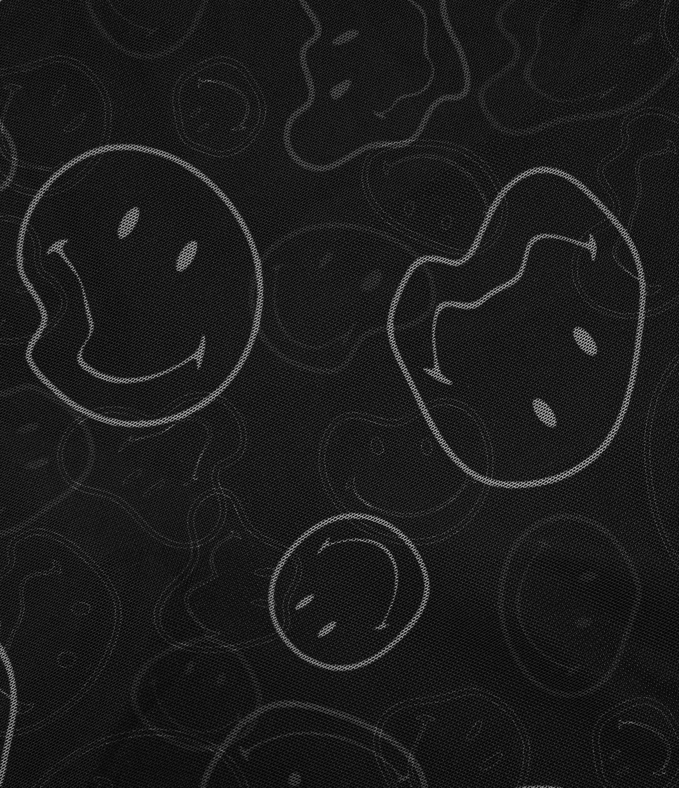 Halara X Smiley High Waisted Drawstring Contrast Mesh 2-in-1 Flowy Mini Flare Dance Skirt with Pockets