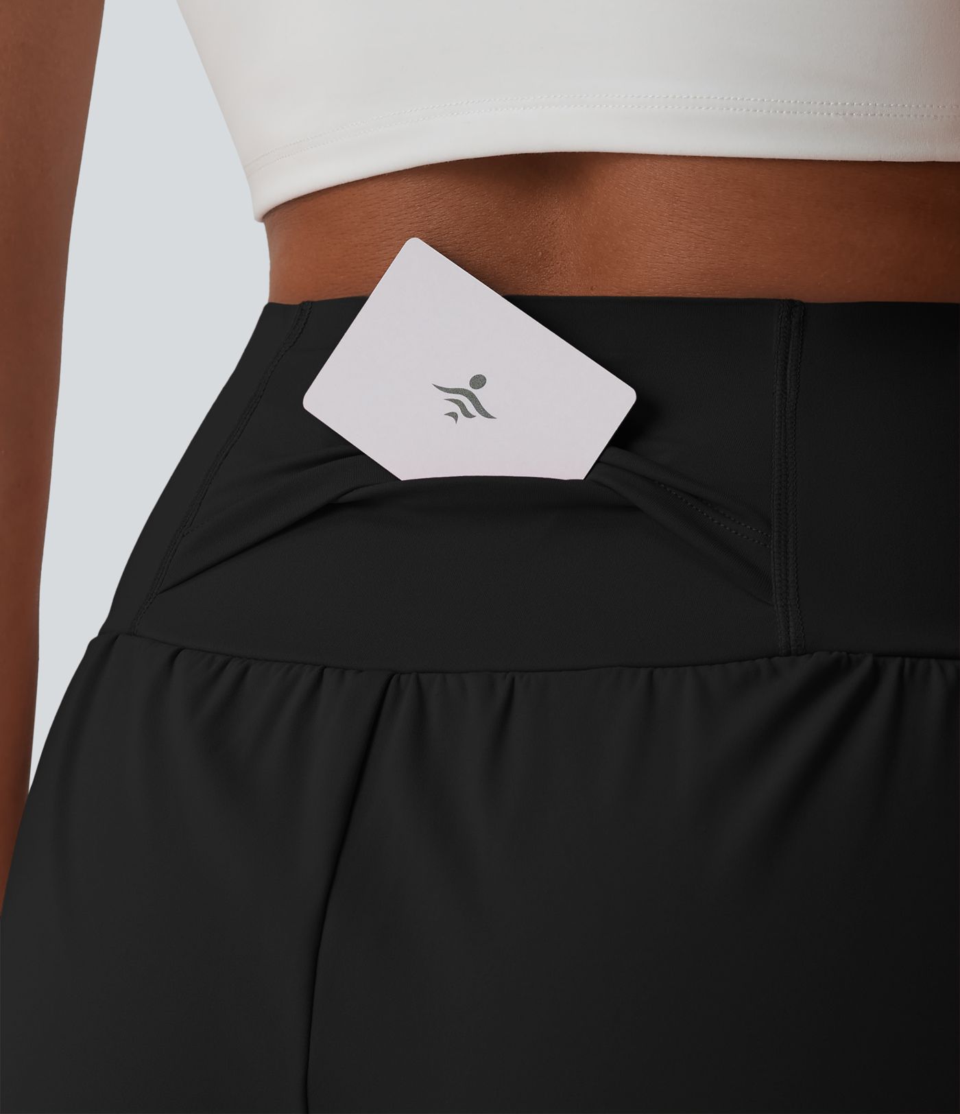 SoftlyZero™ Airy Super High Waisted Tummy Control 2-in-1 Cool Touch Yoga Shorts 5'' with Pockets