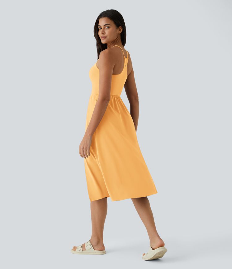 everyday midi chill dress la land Women's Everyday Midi Chill Dress-La Land