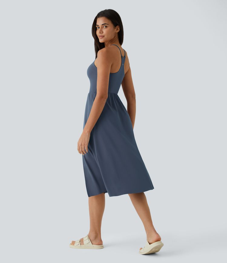 Everyday Midi Chill Dress-La Land Everyday Midi Chill Dress-La Land