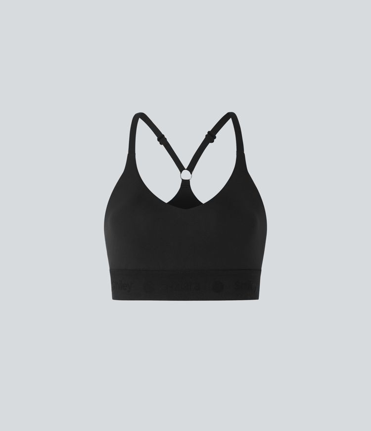 Halara X Smiley® SpeedWave™ Medium Support Quick Dry Training Sports Bra A-C Cups