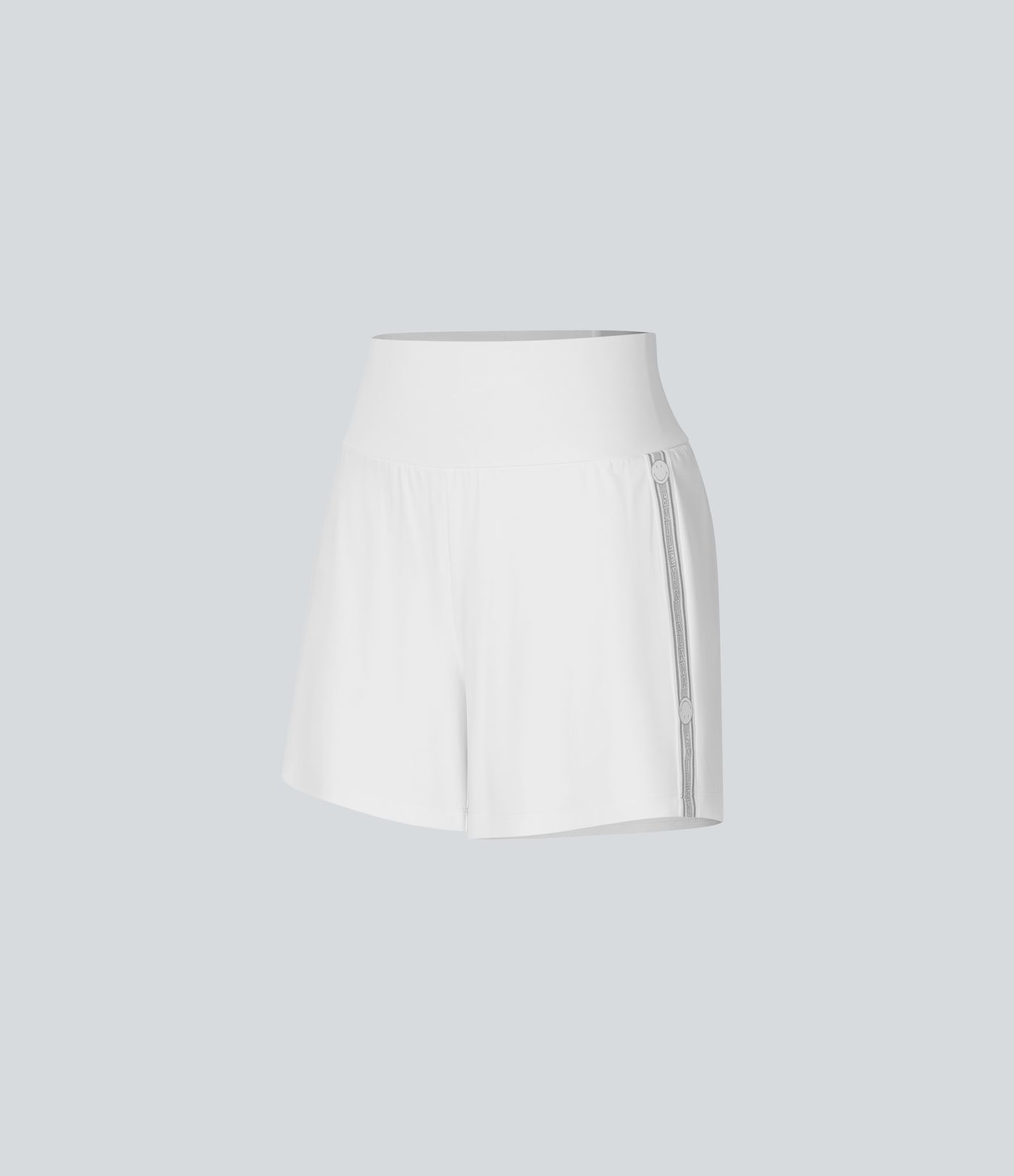 Halara X Smiley SoftlyZero™ Airy Super High Waisted 2-in-1 Cool Touch Yoga Shorts 5'' with Pockets-Longer Length