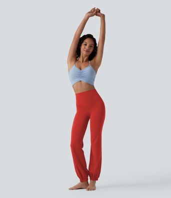 SoftlyZero™ High Waisted Tummy Control Dance Balloon Joggers with Pockets-UPF50+