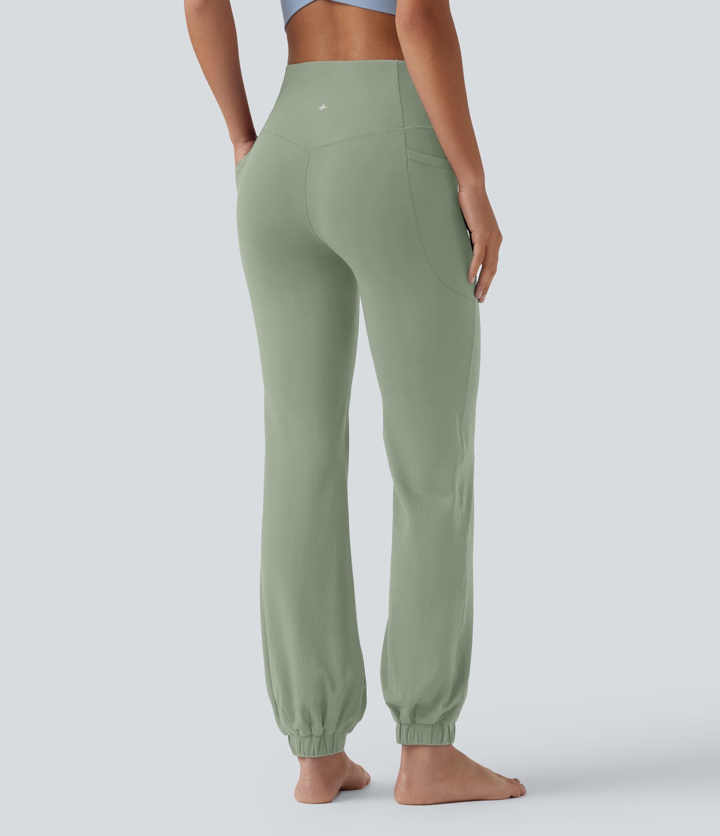 SoftlyZero™ High Waisted Tummy Control Dance Balloon Joggers with Pockets