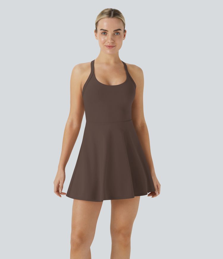 SoftlyZero™ Airy Backless Twisted Cool Touch Dance Active Dress-Easy Peezy Edition