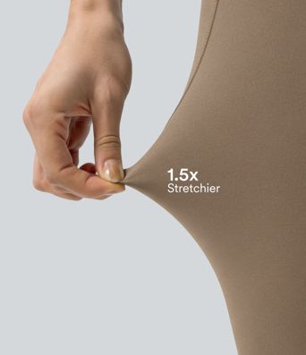 Halara UltraSculpt™ - Formende Workout-Leggings mit hohem Bund, Seitentaschen und Bauchkontrolle