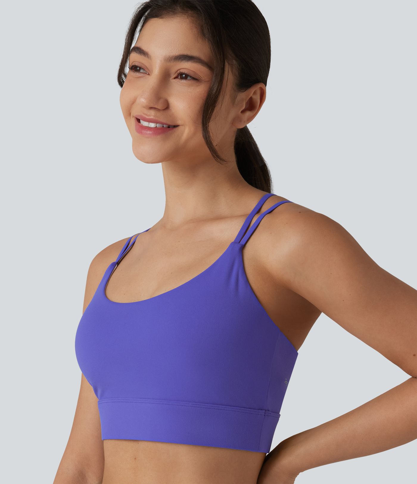 SoftlyZero™ Plush Low Support Built-in Bra Yoga Sports Bra