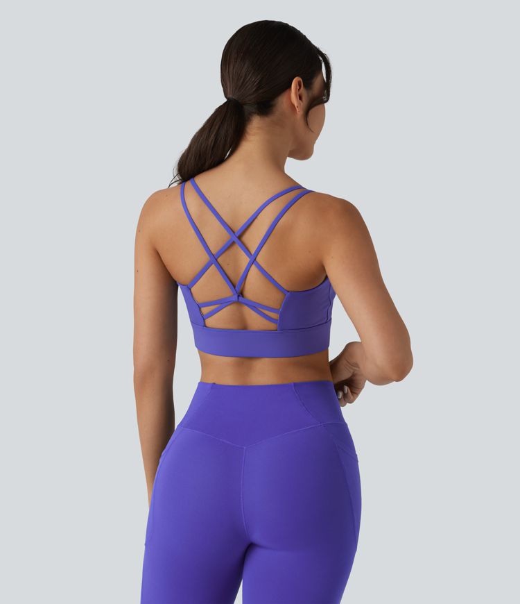 SoftlyZero™ Plush Low Support Built-in Bra Yoga Sports Bra