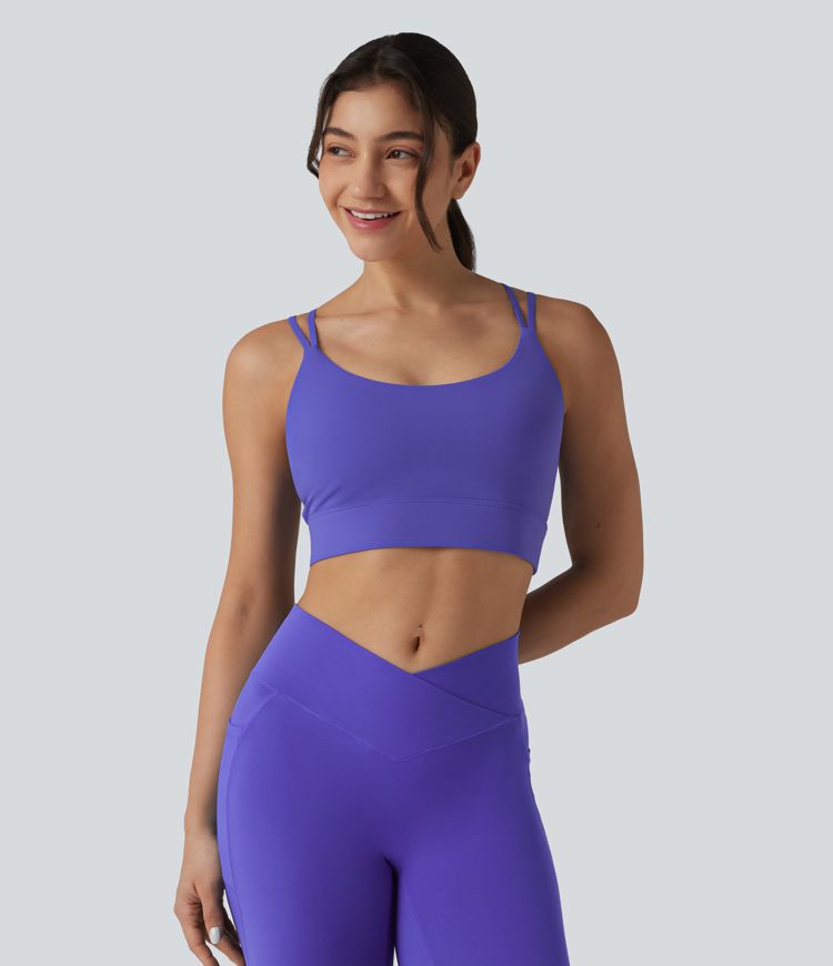 SoftlyZero™ Plush Low Support Built-in Bra Yoga Sports Bra