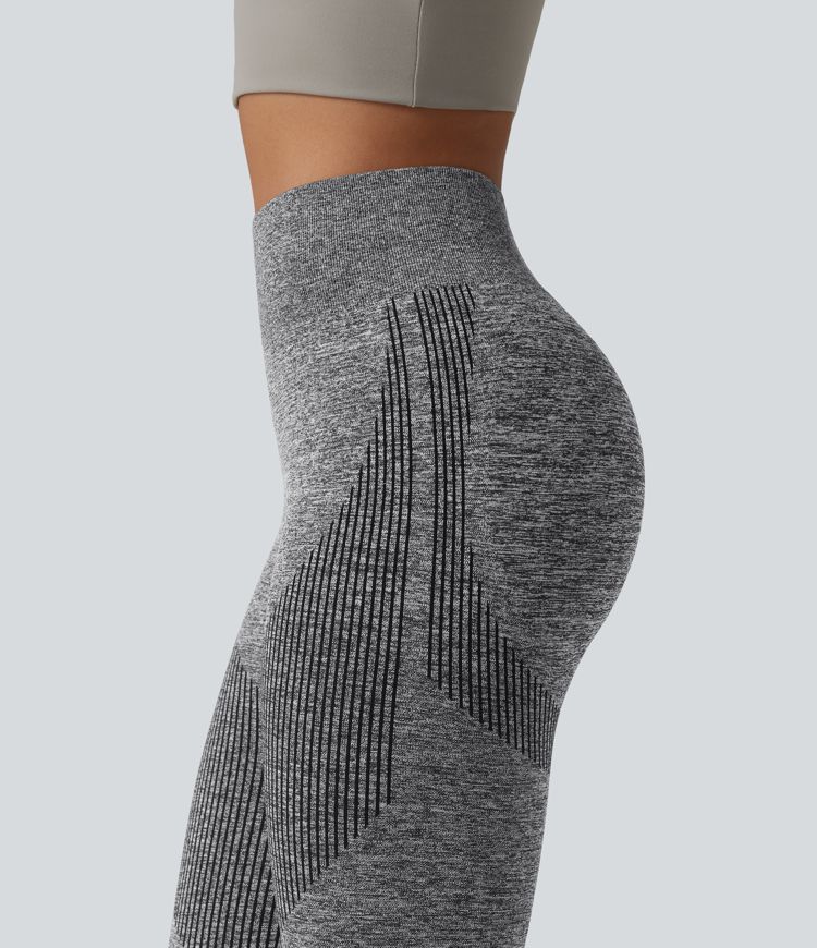OneForm Seamless Flow High Waisted Heather Yoga Leggings
