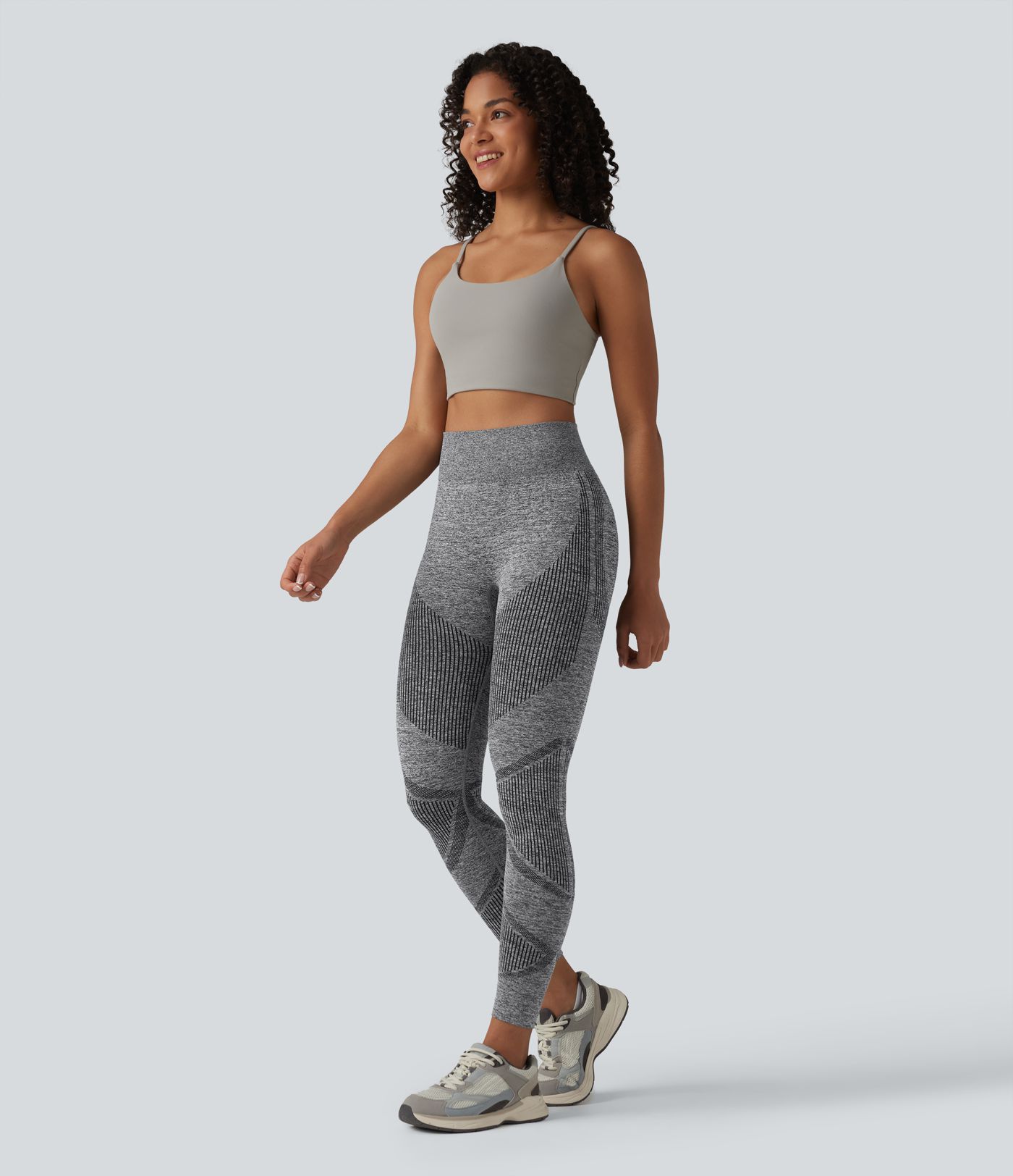 OneForm Seamless Flow High Waisted Heather Yoga Leggings