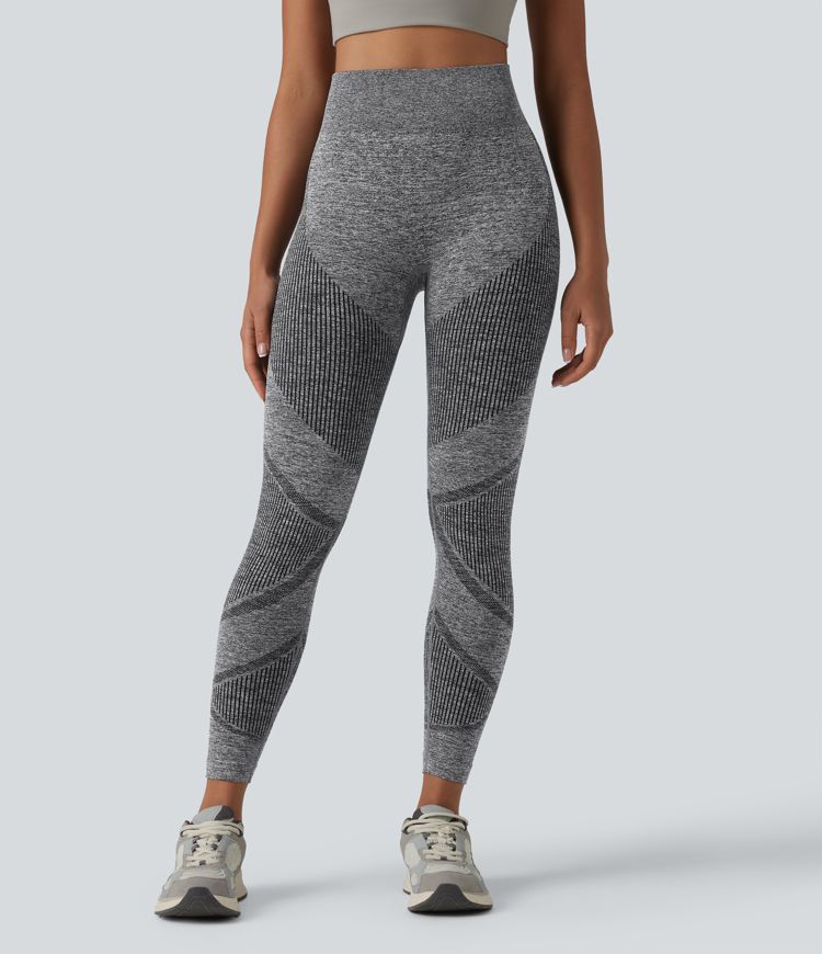 OneForm Seamless Flow High Waisted Heather Yoga Leggings