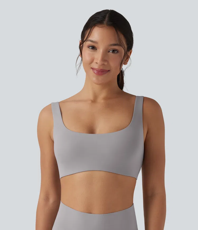 Lounge-Bralette mit eckigem Ausschnitt
